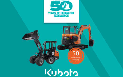 Kubota firar 50 år som maskinleverantör!