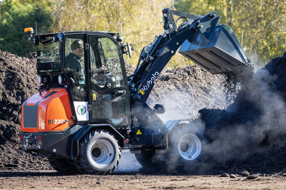 Kubota RT220-2e-hjullastare elmaskin
