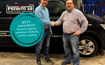 Maskino AB & Frewito AB inleder nära servicesamarbete i Stockholmsregionen