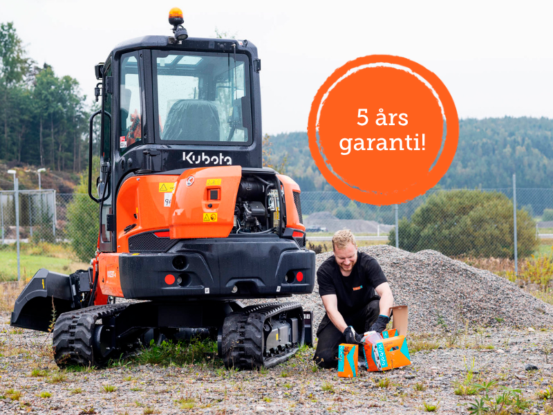 Maskino 5 års garanti